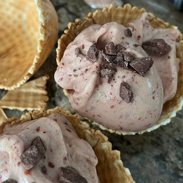 Banana Cherry Nice Cream